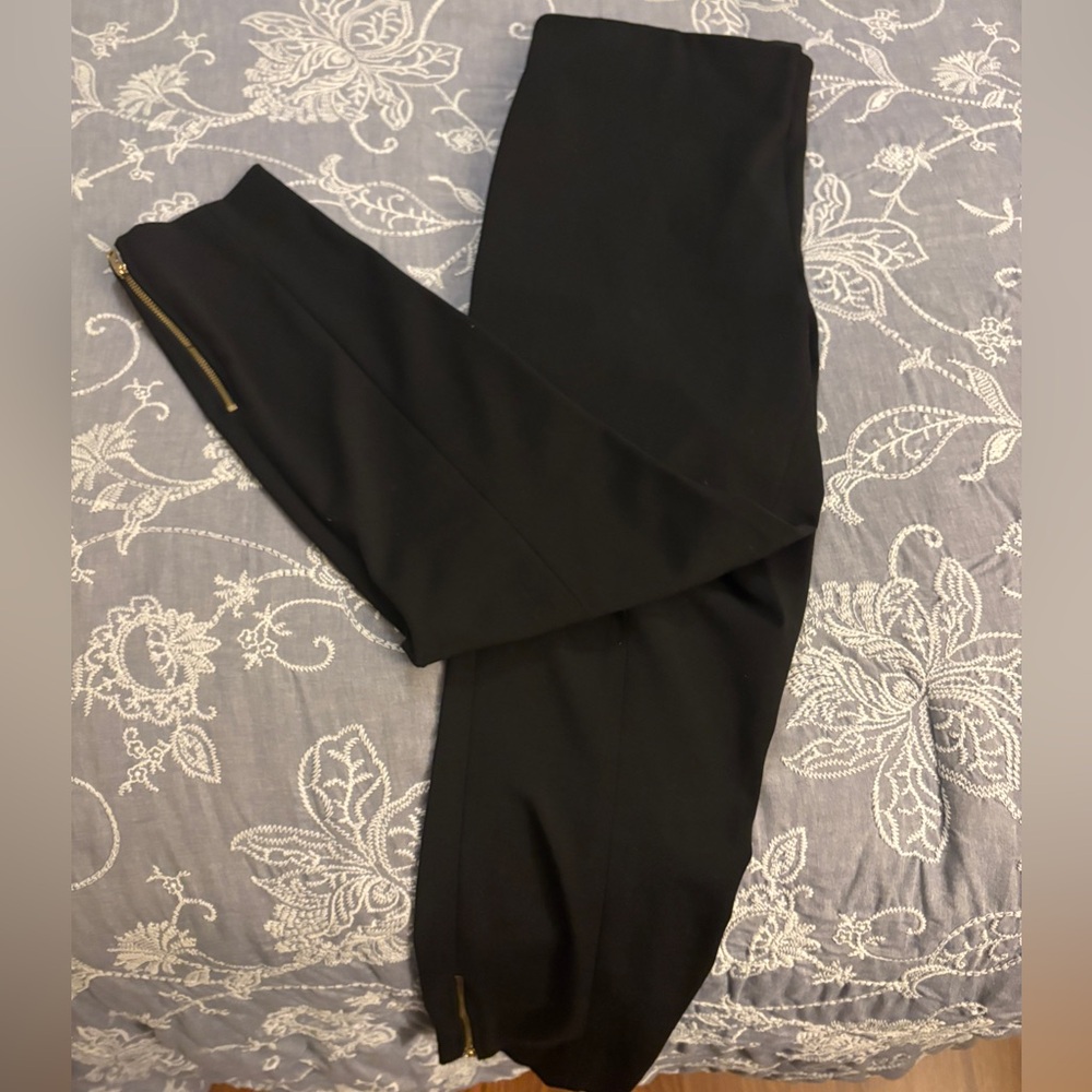 Loft black skinny ankle pants